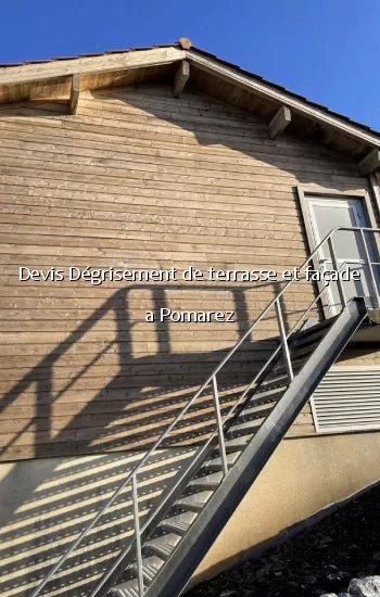 Devis Dégrisement de terrasse et façade a Pomarez