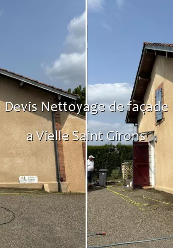 Devis Nettoyage de façade a Vielle Saint Girons